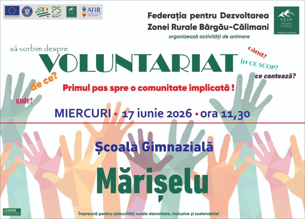 Afiș Mărișelu 17 iunie 2026