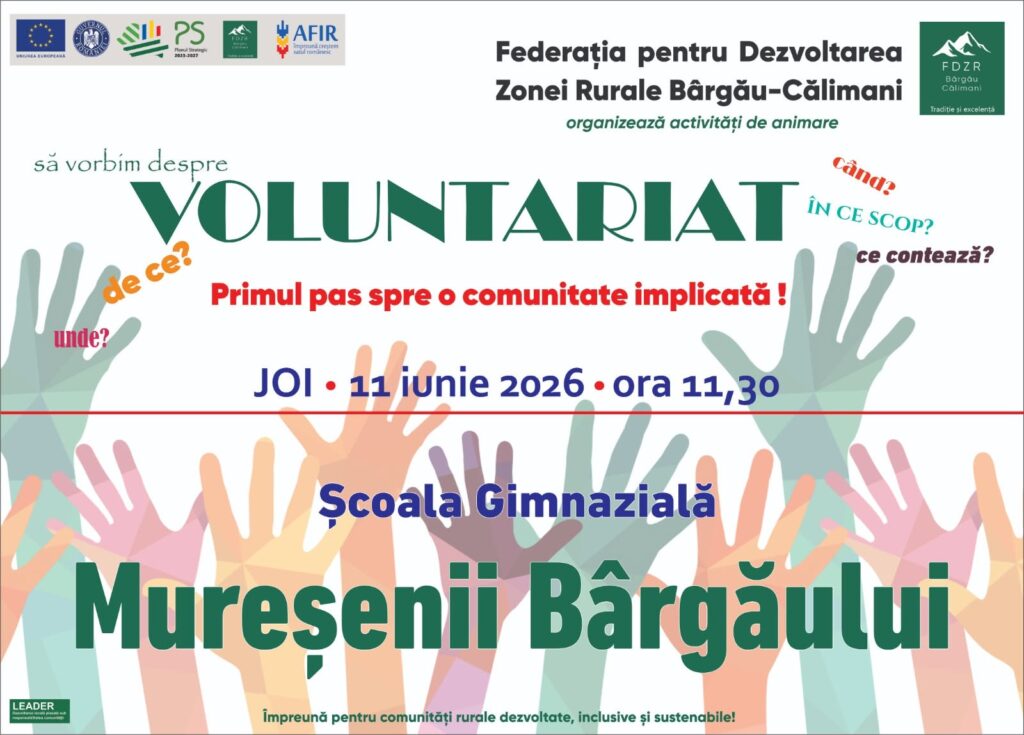 Afiș Mureșenii Bârgăului 11 iunie 2026