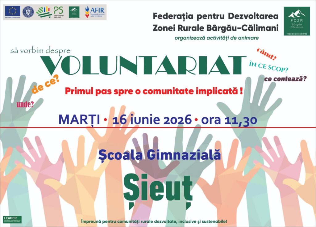 Afiș Șieuț 16 iunie 2026